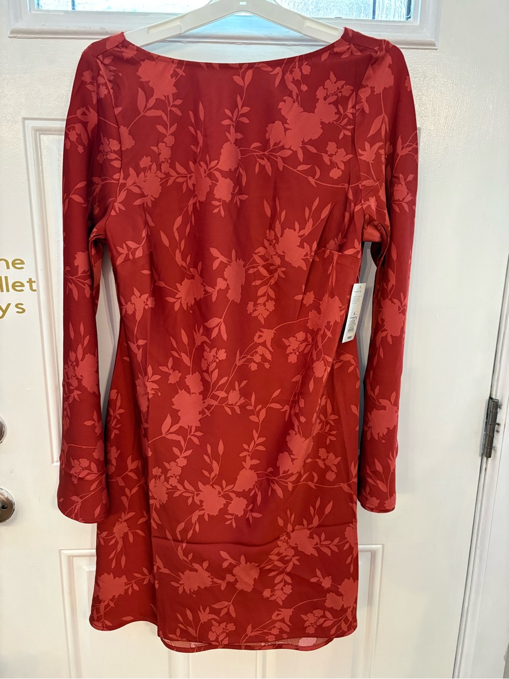 a new day Red Floral Mini Dress